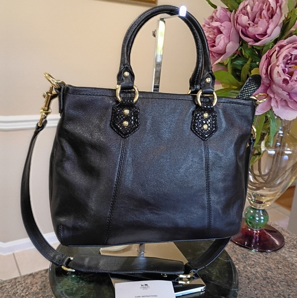 Coach Leather Ashley Mini Tote - Picture 13 of 17